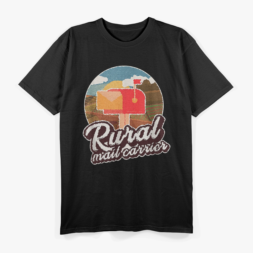 Mailman Postal Worker Post Office, Rural Mail Carrier T-Shirt