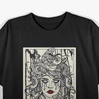 Medusa Tarot Card In Greek Mesmerizing Medusa T-Shirt