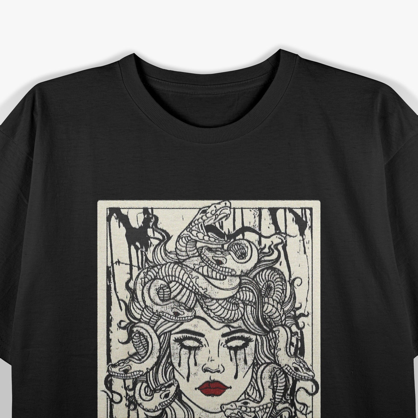 Medusa Tarot Card In Greek Mesmerizing Medusa T-Shirt