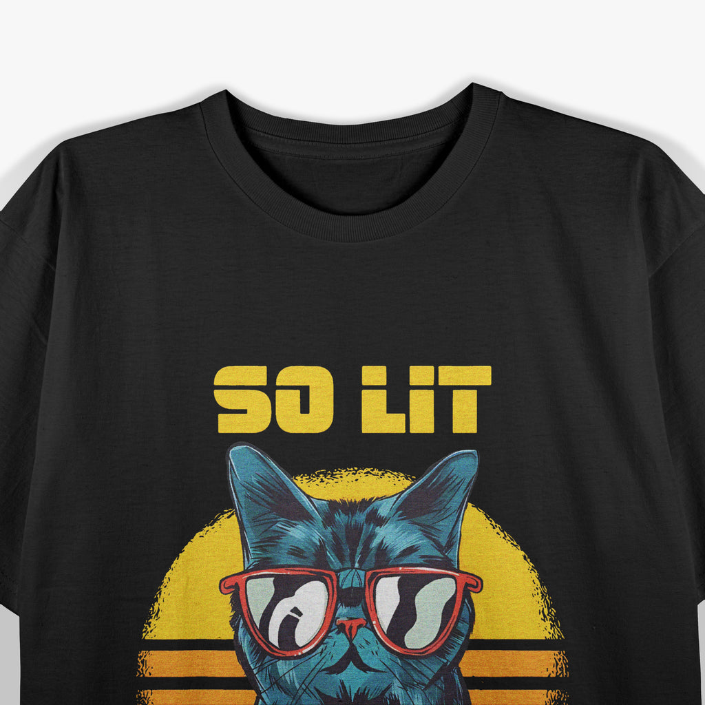 Cat Kitten DJ Kitty Music T-Shirt