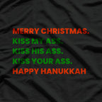 Sassy Christmas Kiss My Holiday Cheer T-Shirt