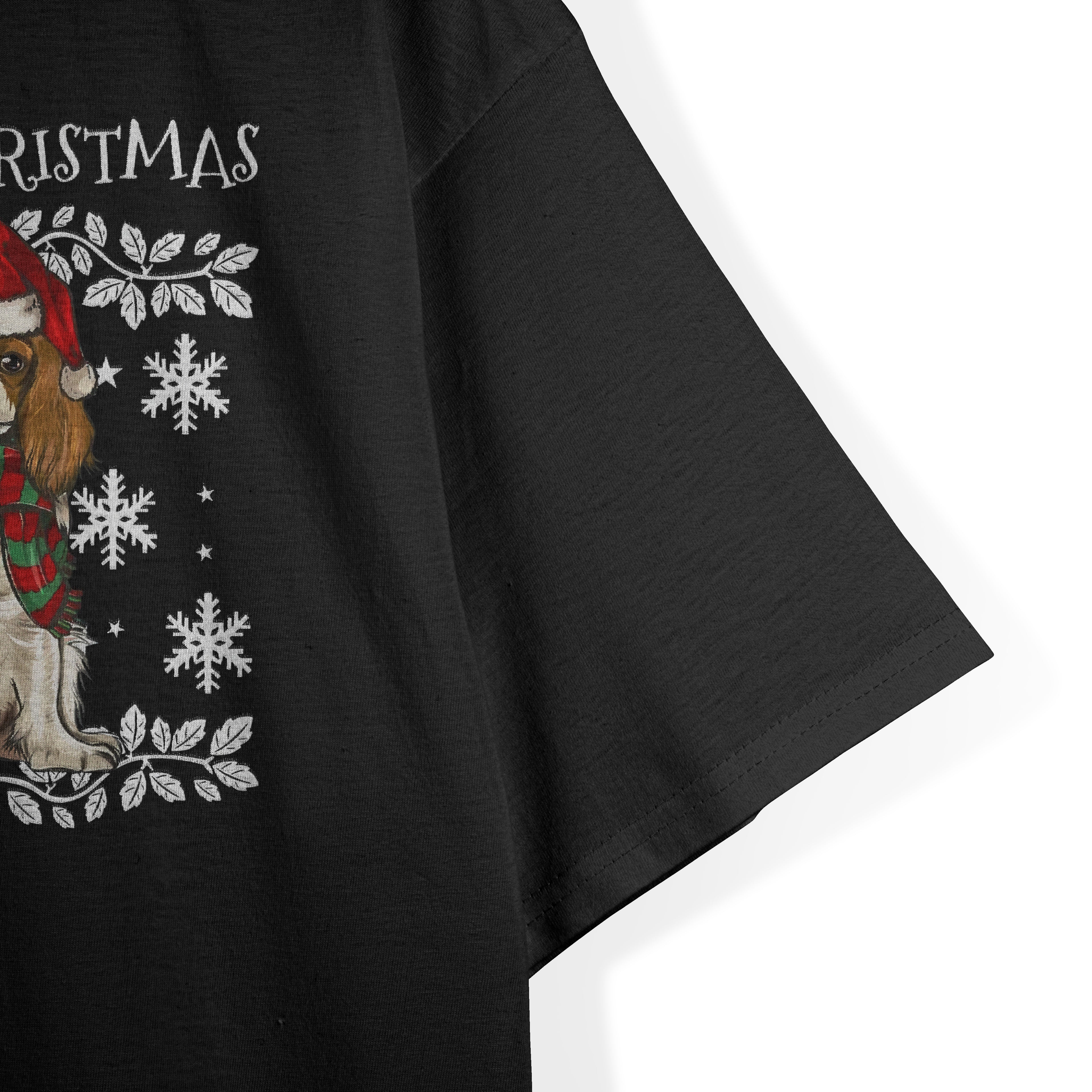 Merry Christmas Ornament Cavalier King Charles Spaniel Xmas T-Shirt