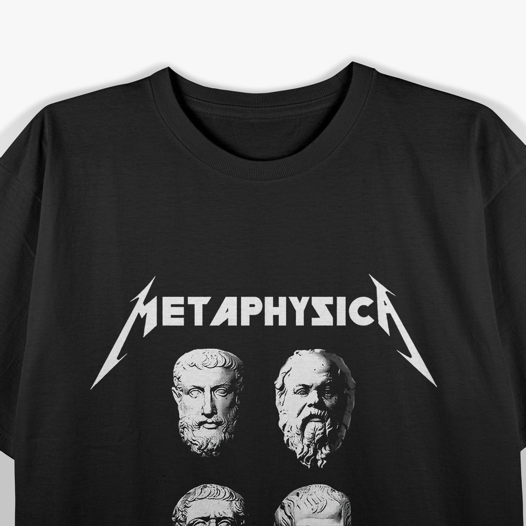 Metaphysica Socrates Plato Aristotle Philosopher Metaphysics T-Shirt