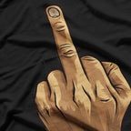 Middle Finger - Cursing Swearing Hand Gesture Sarcastic T-Shirt