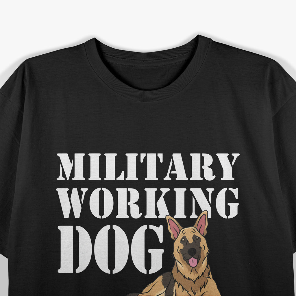 Military Working Dog German Shepherd Lover T-Shirt