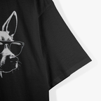 Cool Min Pin Dog With Sunglasses Funny Min Pin Dog Lovers T-Shirt