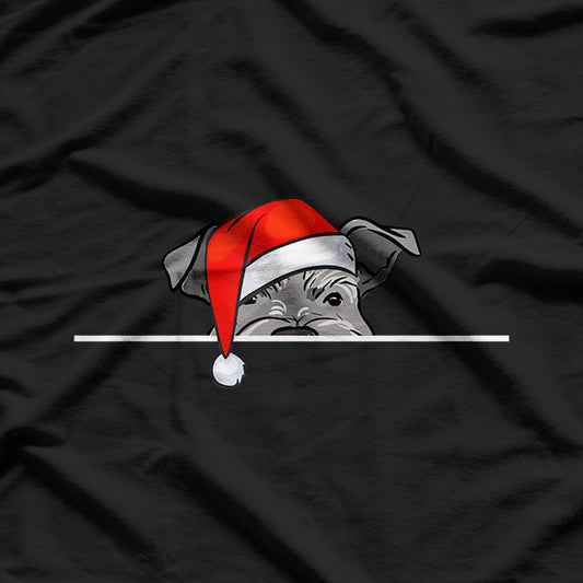 Miniature Schnauzer Dog Christmas T-Shirt