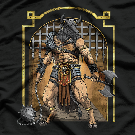 Minotaur Ancient Greek Mythology Bull Mythical Creature T-Shirt