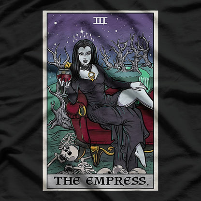 The Empress Tarot Vampire Gothic Horror Witch T-Shirt
