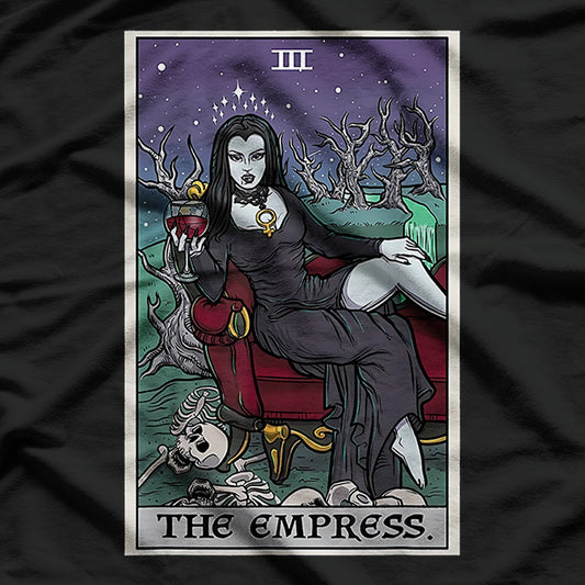 The Empress Tarot Vampire Gothic Horror Witch T-Shirt