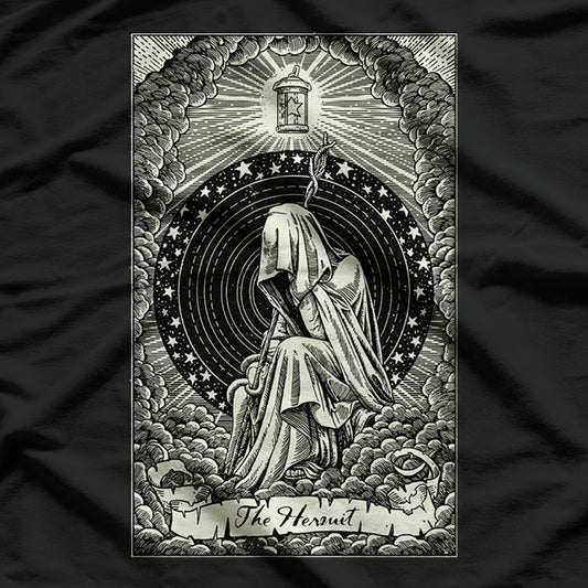 The Hermit Traditional Tarot Card T-Shirt