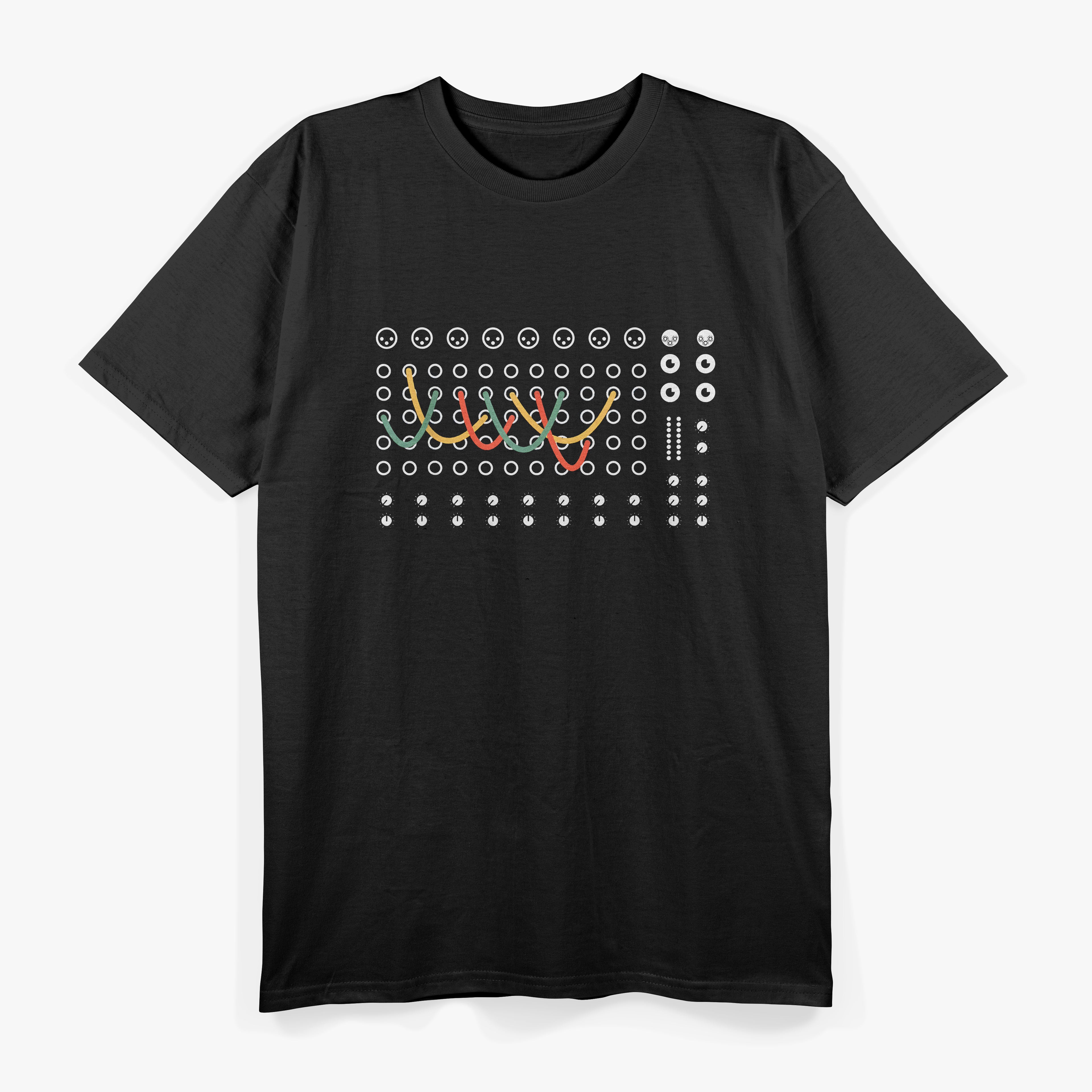 Retro Modular Synthesizer Analog Music Producer T-Shirt