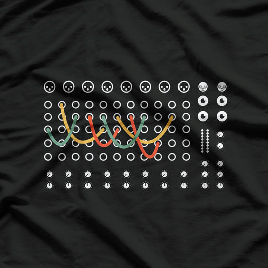 Retro Modular Synthesizer Analog Music Producer T-Shirt