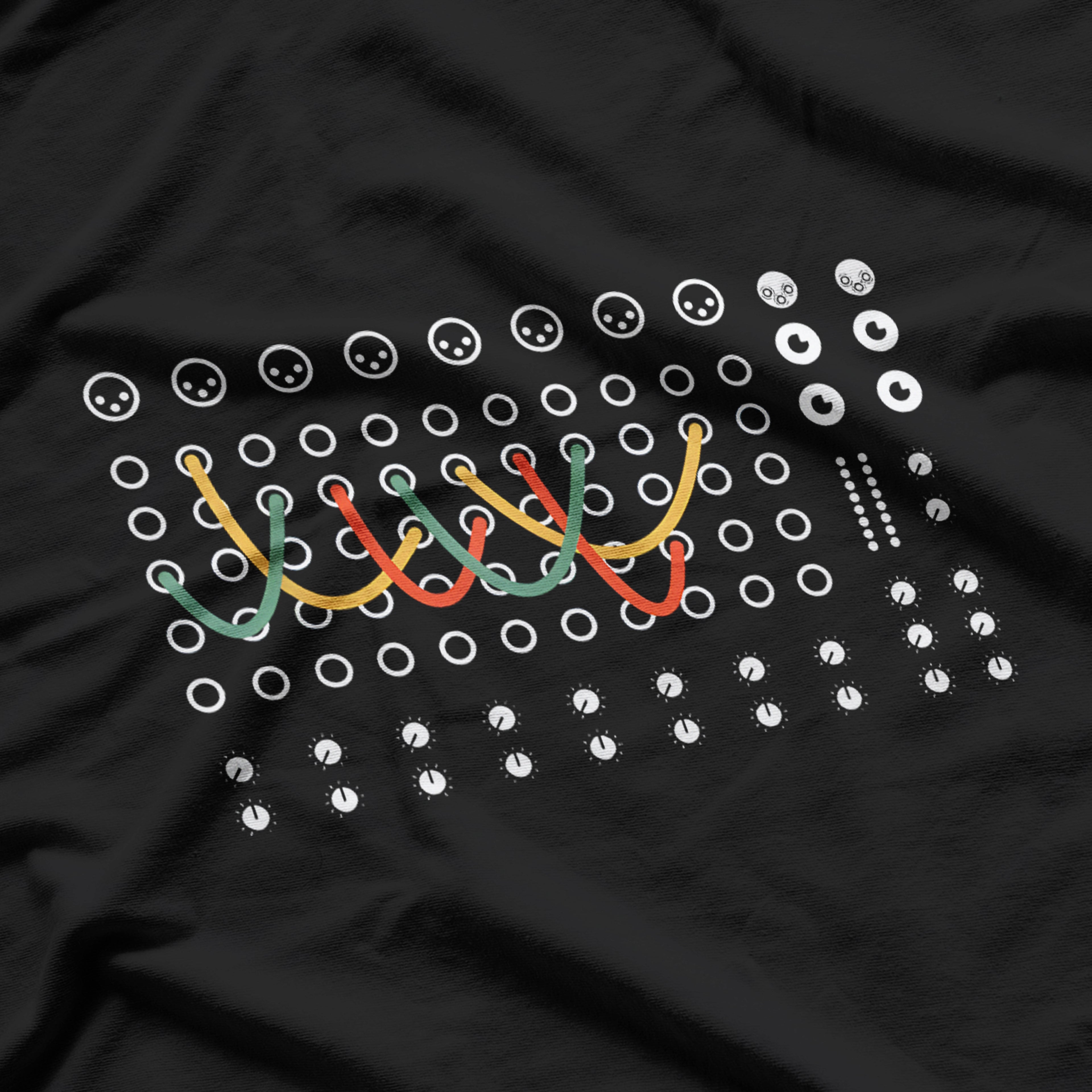Retro Modular Synthesizer Analog Music Producer T-Shirt