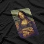 Funny Mona Lisa Moo-Deng Mona Lisa Loves Moo Deng Hippo T-Shirt