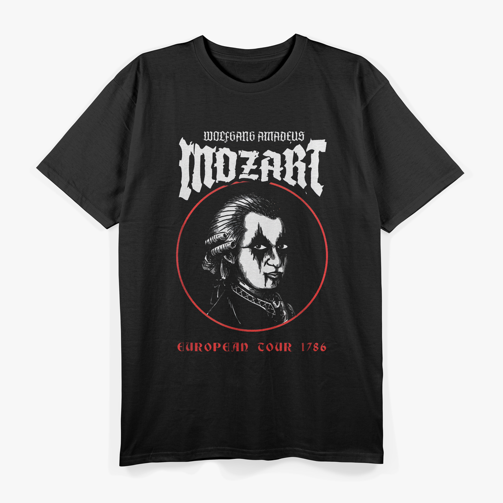 Mozart Metal - Funny Wolfgang Amadeus Mozart T-Shirt