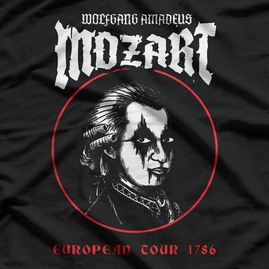 Mozart Metal - Funny Wolfgang Amadeus Mozart T-Shirt