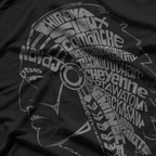 Native American Chief Cherokee Cultural Tribe Detail Texture T-Shirt