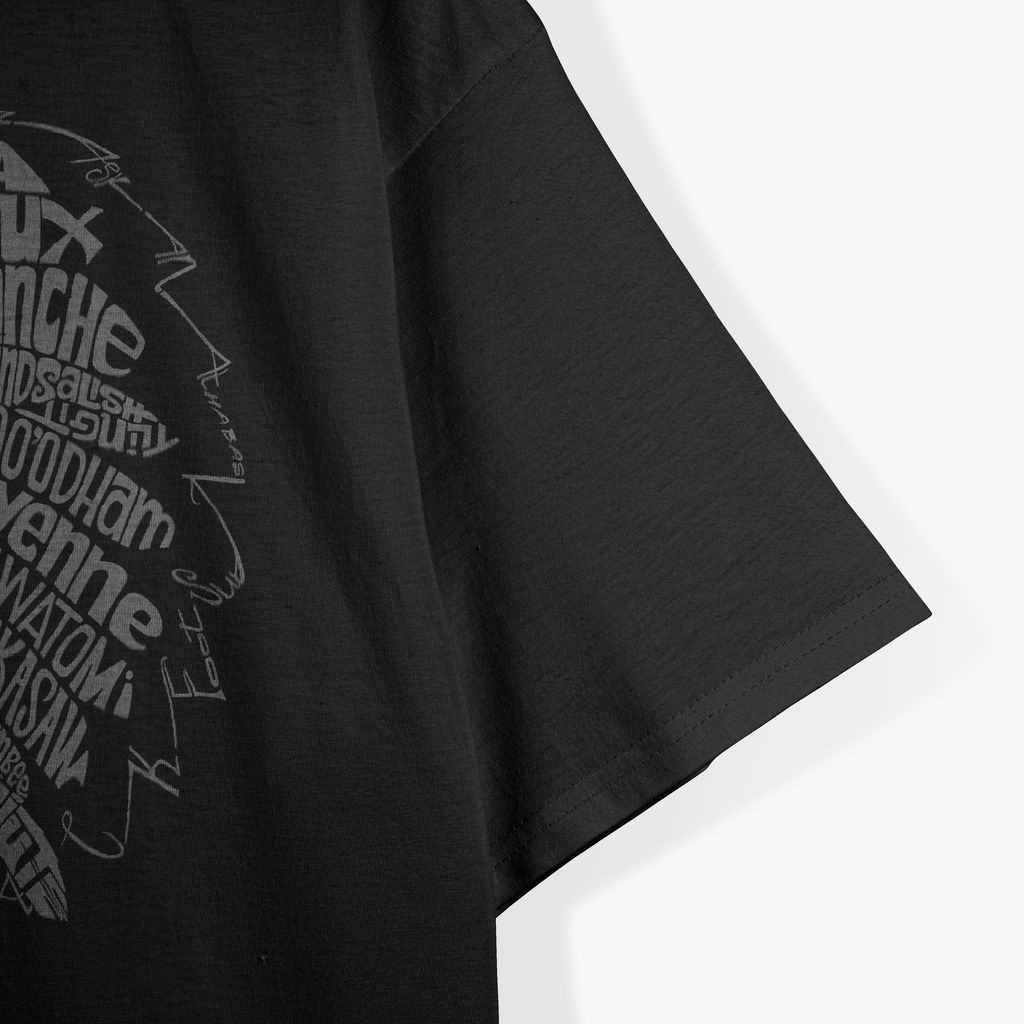 Native American Chief Cherokee Cultural Tribe Detail Texture T-Shirt