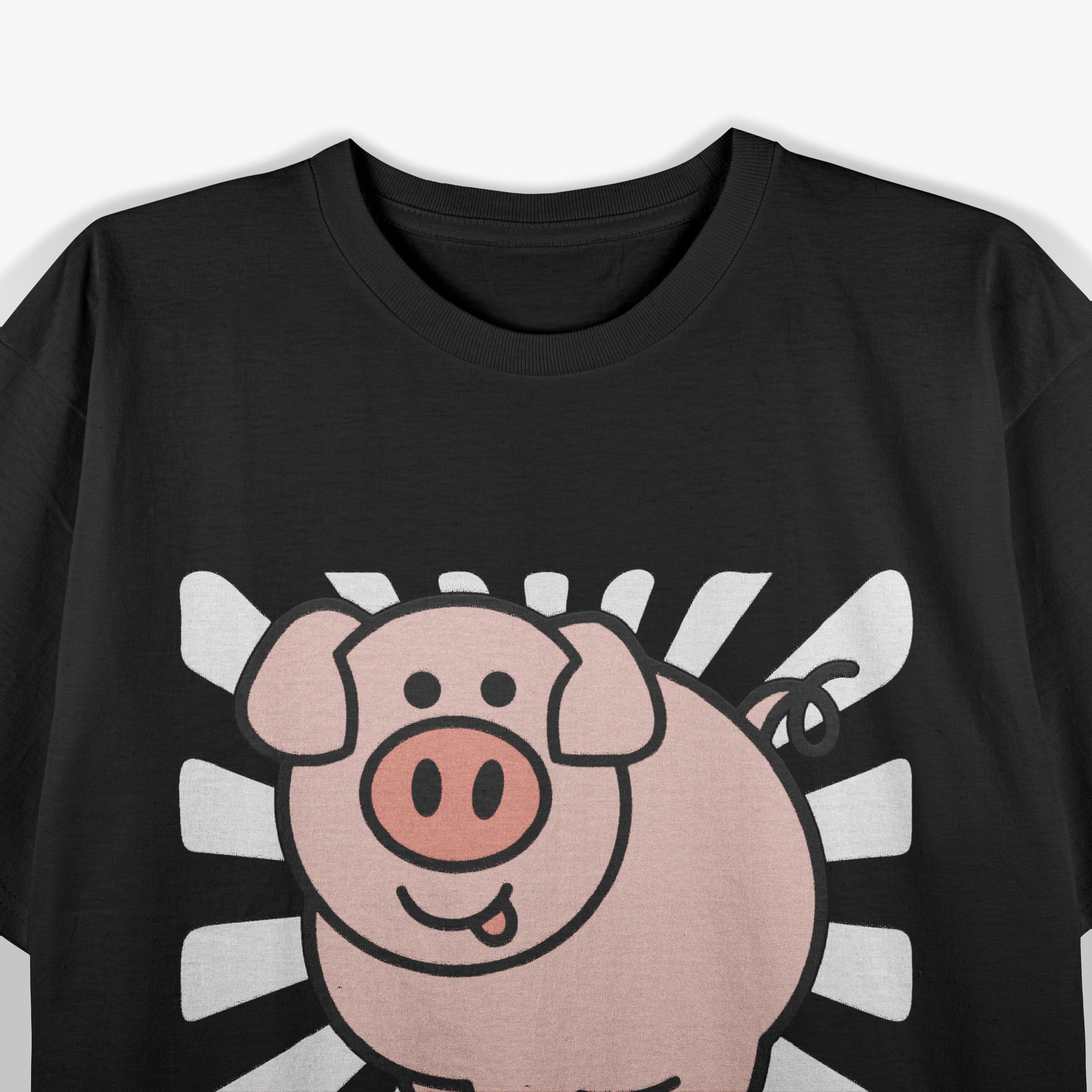 Naughty Pig I Cute Pig T-Shirt
