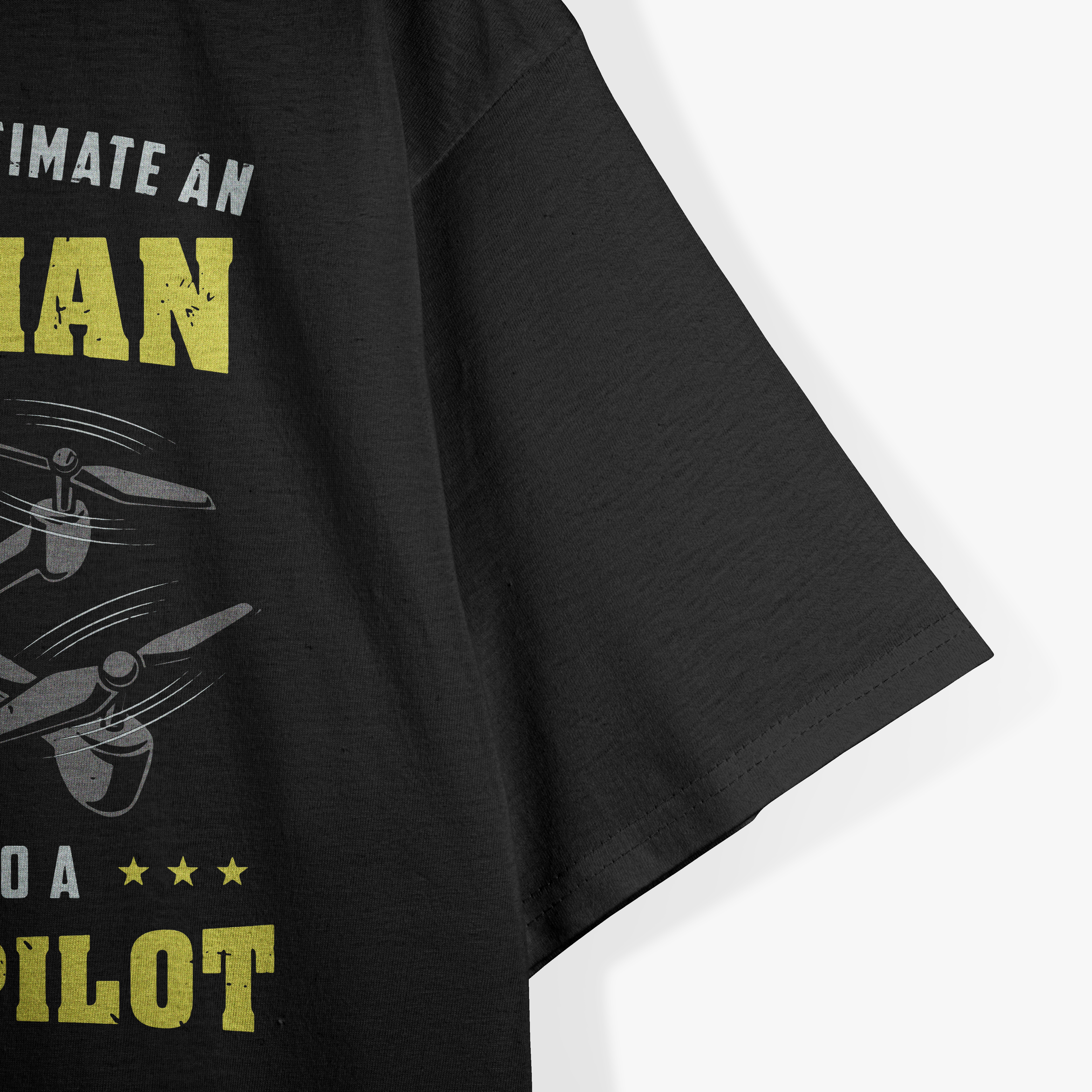 Never Underestimate An Old Man Drone Pilot T-Shirt