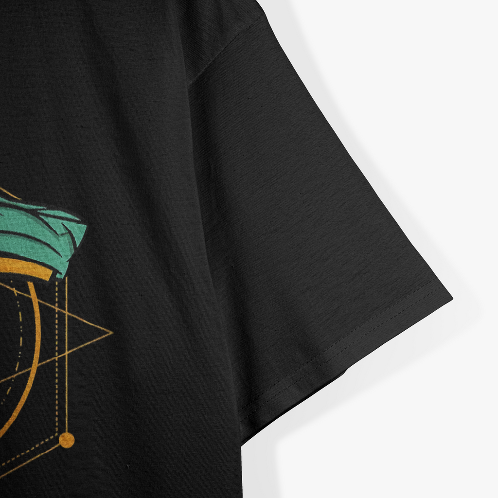 Anubis Egyptian God Detailed Illustration of the Divine Guardian T-Shirt