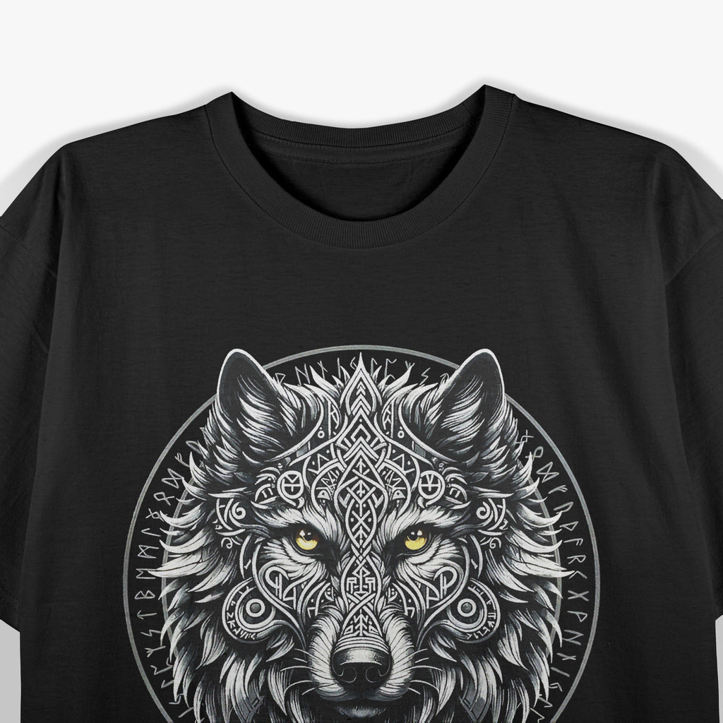 Norse Mythology's Pagan Fenrir's Fury T-Shirt
