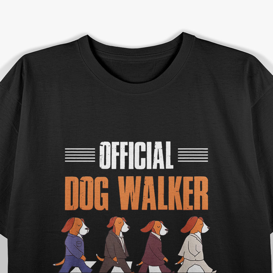Best Dog Walker Design For Men Women Pet Walker Dog Walking T-Shirt