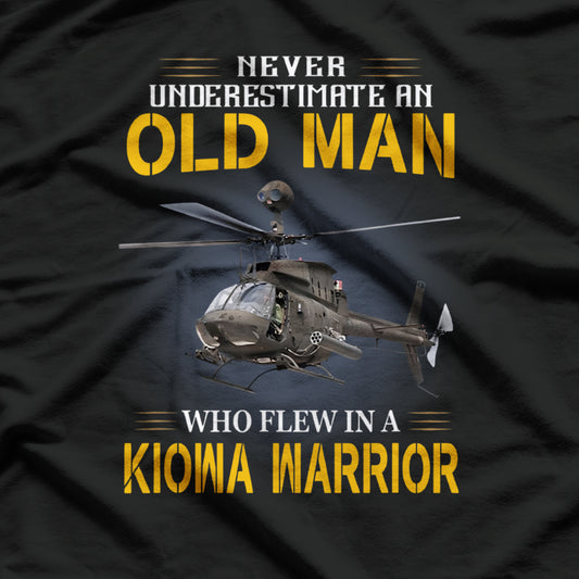 Old man Who Flew in OH-58 T-Shirt