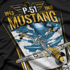 P-51 Mustang Fighter Airplane T-Shirt