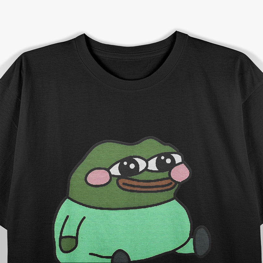 Pepe the Frog Meme – Cute Blush Face Graphic T-Shirt