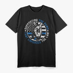 Police Dog Funny Supporting The Paws K9 Police Officer T-Shirt