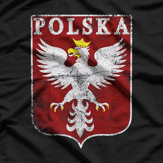 Polska Eagle – Classic Polish Crest Heritage Graphic T-Shirt