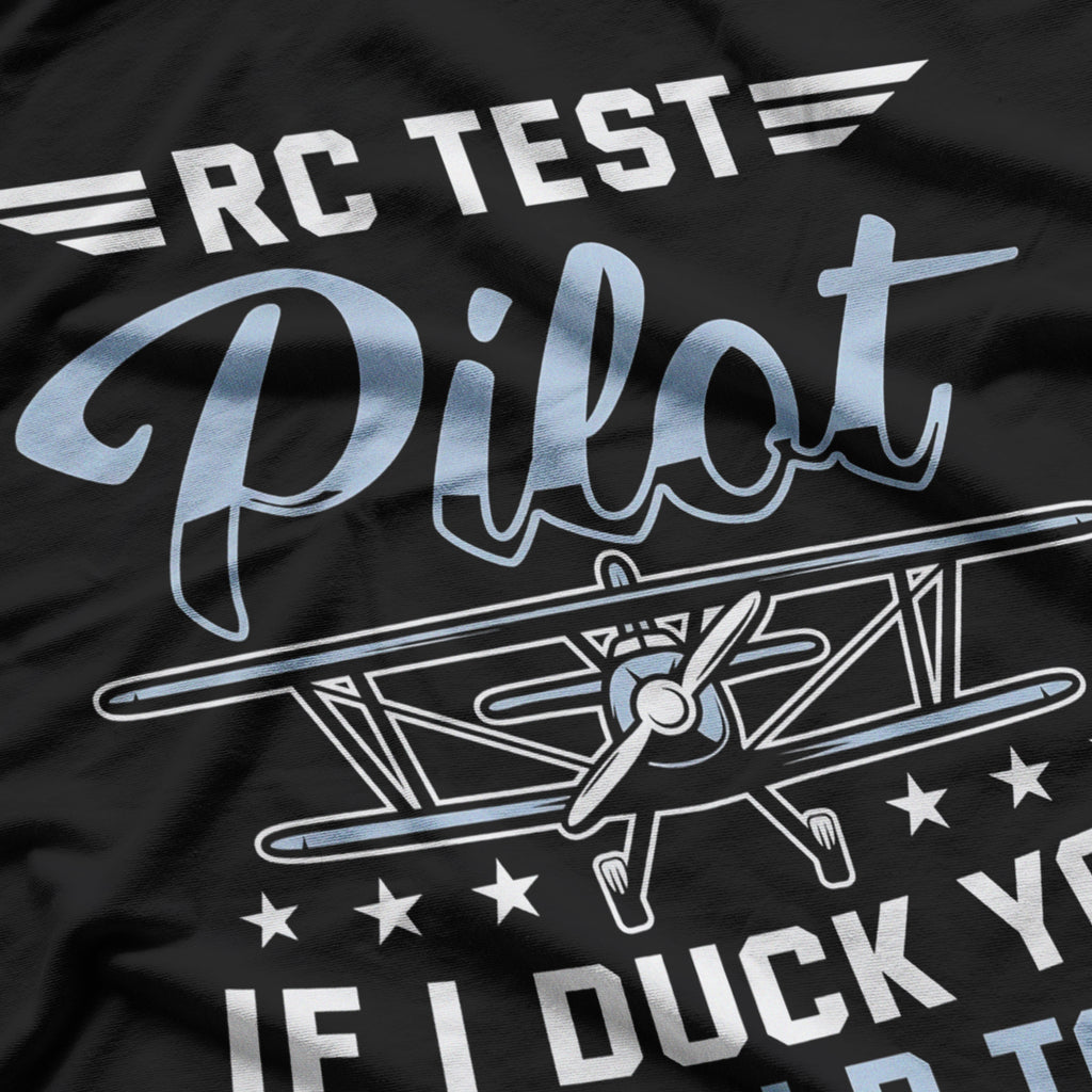 RC Test Pilot Model Airplane Pilot Model Flight RC Airplane T-Shirt