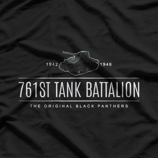 Historic 761st Tank Battalion WWII Retro Army Graphic T-Shirt