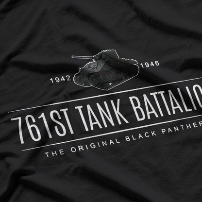 Historic 761st Tank Battalion WWII Retro Army Graphic T-Shirt