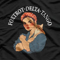 Foxtrot Delta Tango – Funny Military Style Graphic T-Shirt