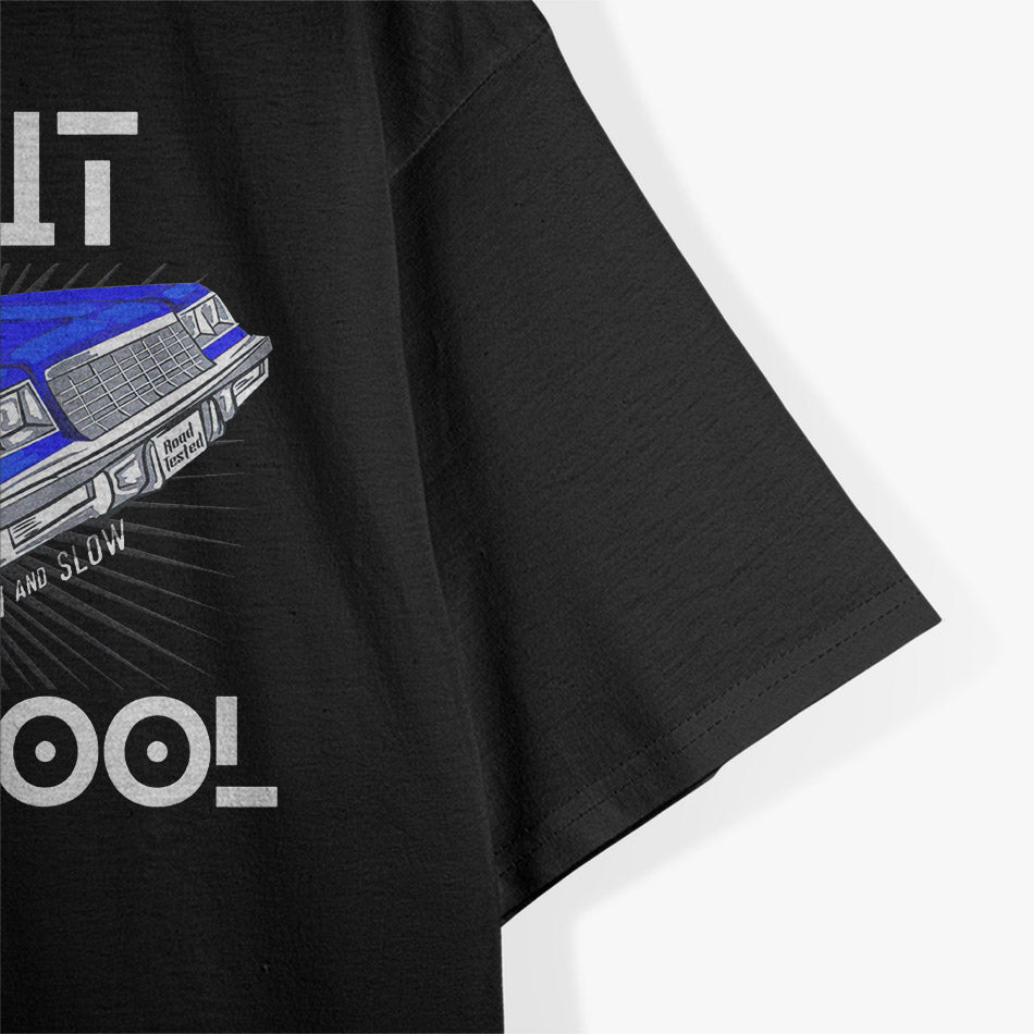 Keep It Old School – Lowrider Retro Car Graphic T-Shirt