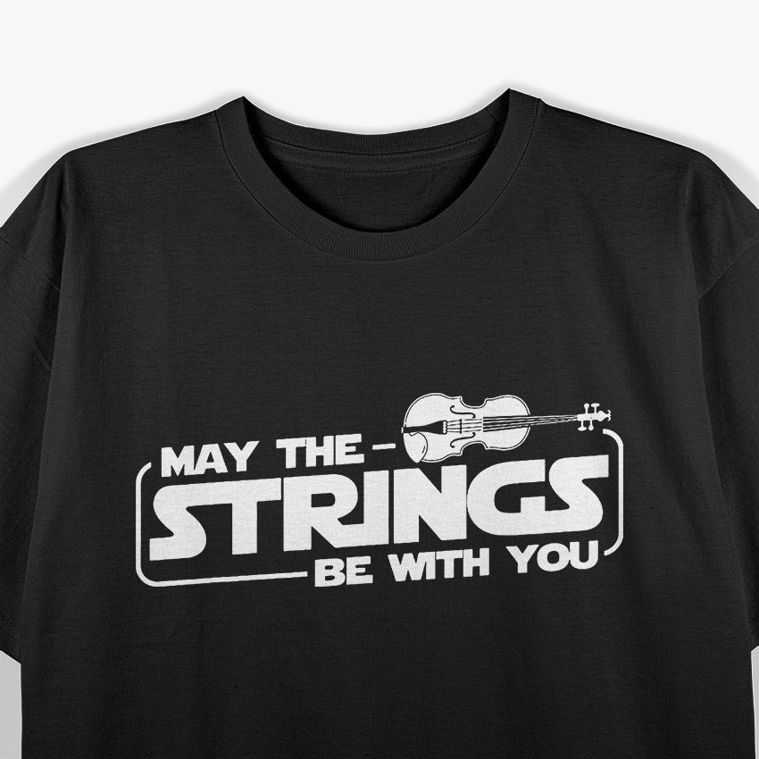 Violin Player Humor – Retro Music Graphic T-Shirt