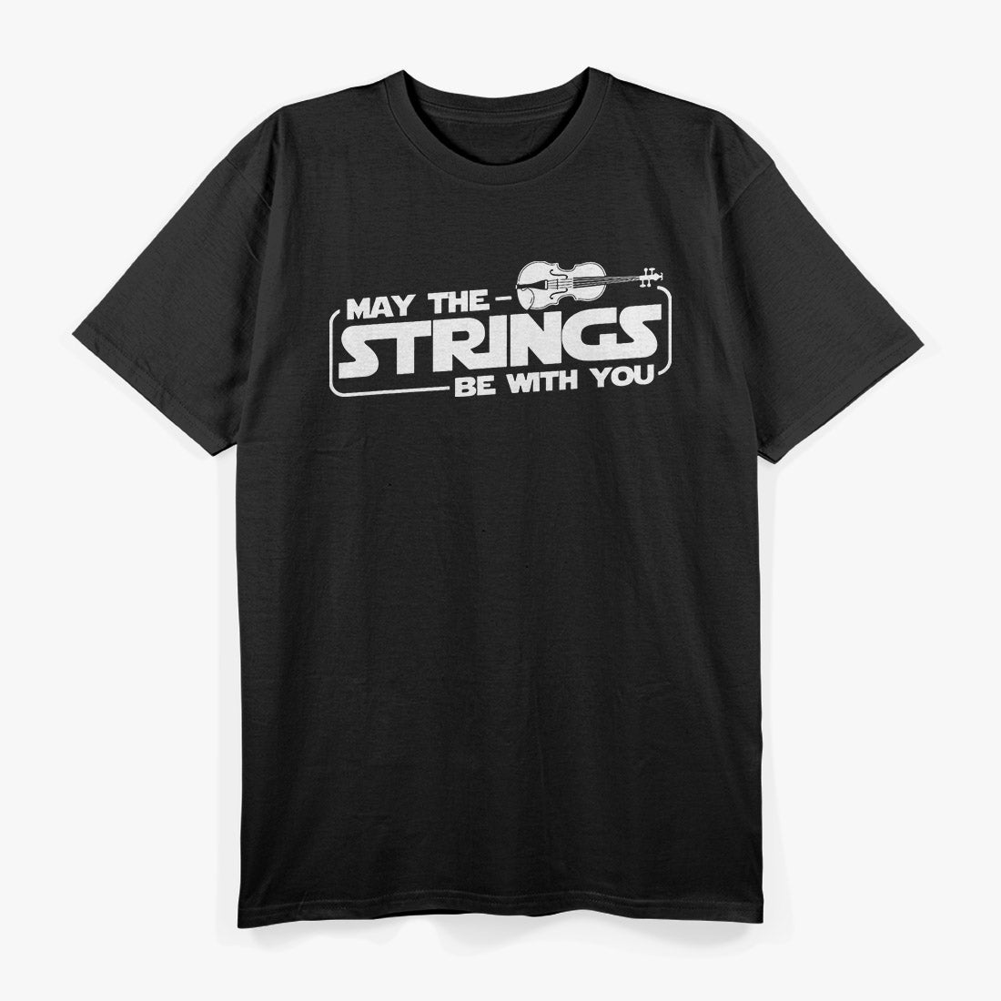 Violin Player Humor – Retro Music Graphic T-Shirt