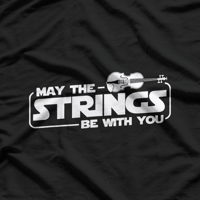 Violin Player Humor – Retro Music Graphic T-Shirt