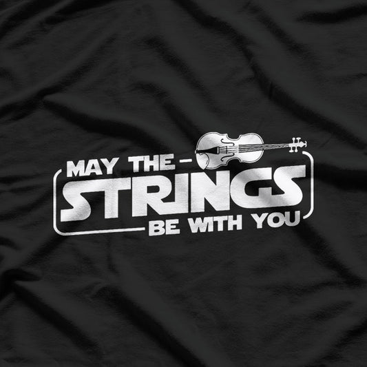 Violin Player Humor – Retro Music Graphic T-Shirt