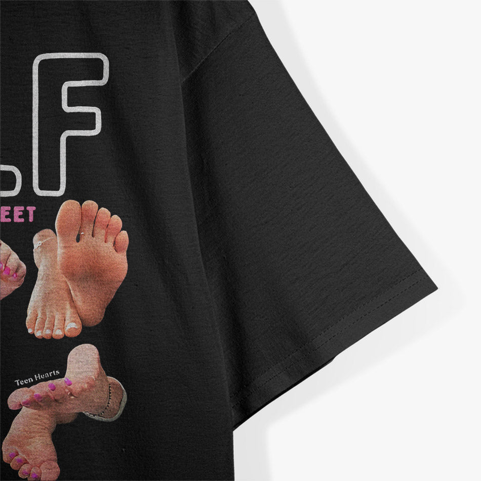 Man I Love Feet – Comical Humor Gag Gift Retro T-Shirt