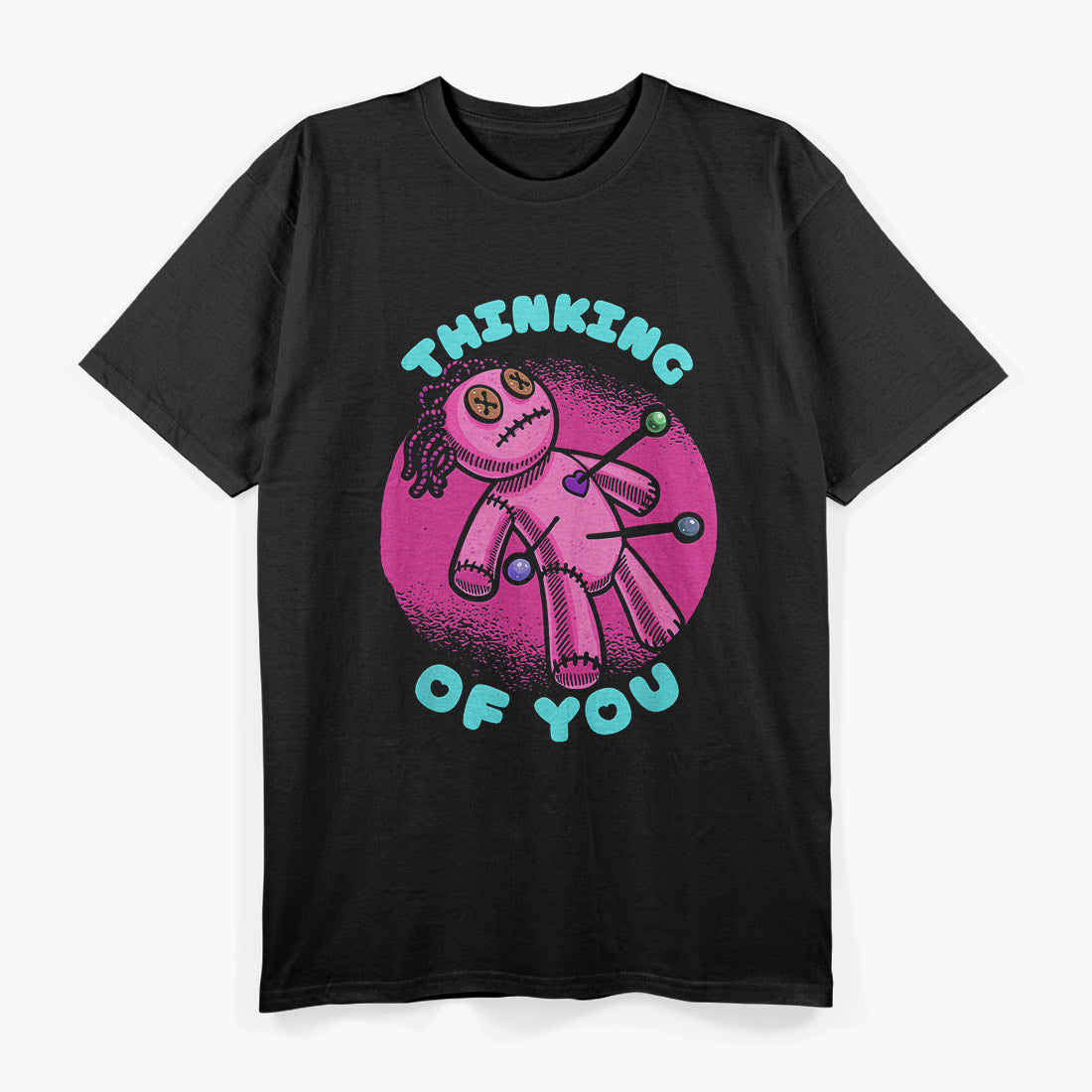 Thinking of You – Voodoo Doll Pastel Goth Funny T-Shirt