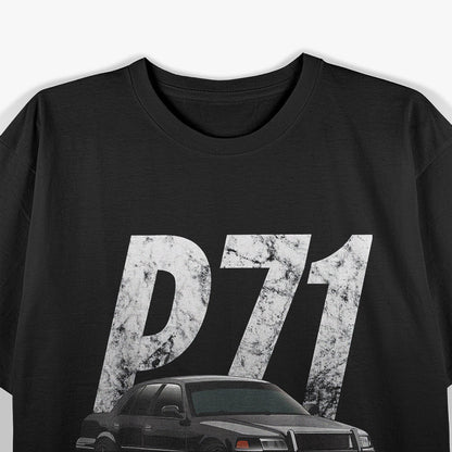 Classic Police Cruiser P71 – Car Lover Graphic T-Shirt