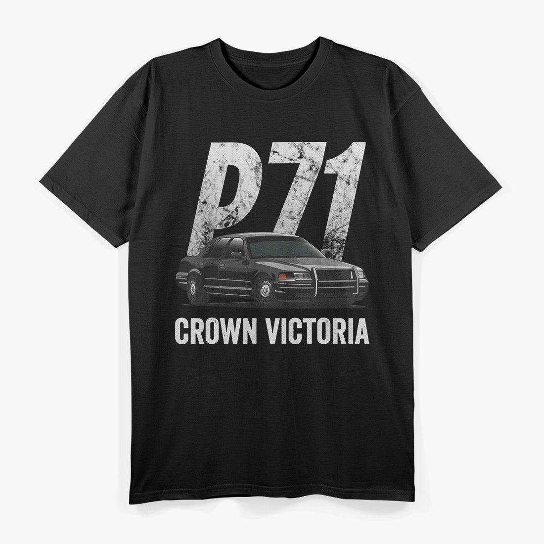 Classic Police Cruiser P71 – Car Lover Graphic T-Shirt