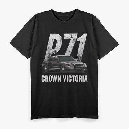 Classic Police Cruiser P71 – Car Lover Graphic T-Shirt