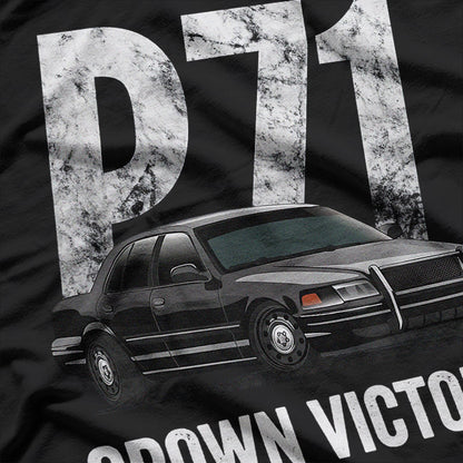 Classic Police Cruiser P71 – Car Lover Graphic T-Shirt