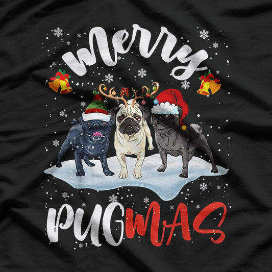 Merry Pugmas – Funny Santa Dog Christmas Holiday T-Shirt