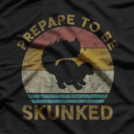 Prepare To Be Skunked – Vintage Cribbage Lovers Game T-Shirt